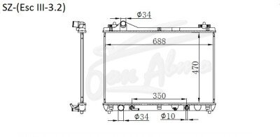 Радиатор SUZUKI VITARA 2005-2017 (TDB4) (N32) 
Бренд: TONGSHI PL26AT
