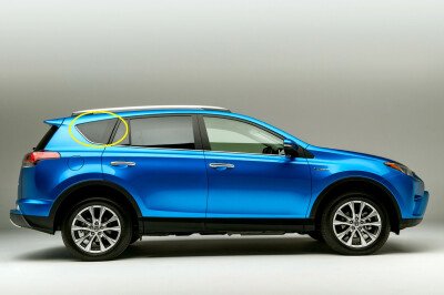 Стекло боковое TOYOTA RAV 4 2013-2018 ACA40 SW/RH/X молдинг, фурнитура, 
Бренд: BENSON Тонированное