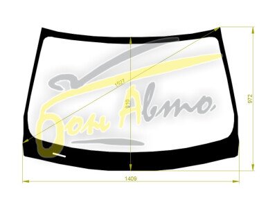 Стекло лобовое INFINITI EX25/35/37 200782013- (J50) 
Бренд: BENSON с синей полосой