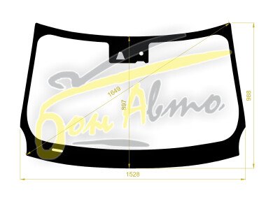 Стекло лобовое EXEED VX 2021- (LHD) место под 1 камеру, место под датчик дождя, молдинг, 
Бренд: BENSON