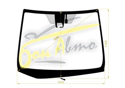 Стекло лобовое TOYOTA VOXY 2014-2022 (ZR80-RHD-2017) обогрев щеток, место под 1 камеру, место под датчик влажности, 
Бренд: ZDG