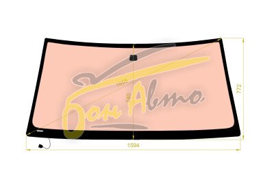 Стекло лобовое TOYOTA LAND CRUISER CYGNUS 1997-2007 (FJ100-RHD) полный обогрев 
Бренд: КМК