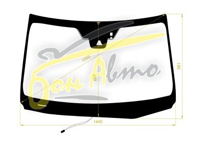 Стекло лобовое LEXUS NX 2015-2021 (AGZ10-RHD-2017) обогрев щеток, место под 1 камеру, место под датчик дождя, антенна, 
Бренд: КМК с синей полосой