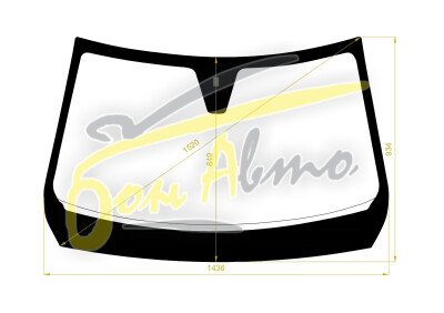 Стекло лобовое RENAULT ARKANA 2019- (LHD) 
Бренд: КМК с синей полосой