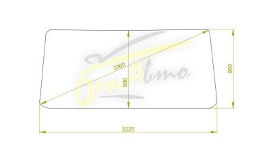 Стекло лобовое DAEWOO NOVUS 1997- (24T/19T 2225*980*) 
Бренд: BSG
