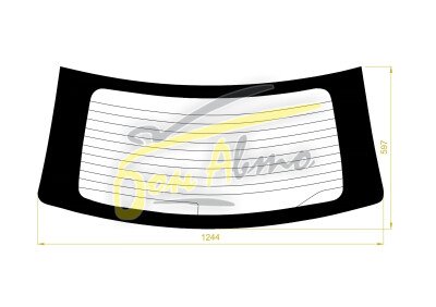 Стекло заднее с обогревом MAZDA VERISA 2004-2017 (DC) 
Бренд: BENSON