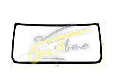 Стекло лобовое VOLVO FE-SERIES 2007- (2186*892*) 
Бренд: BSG