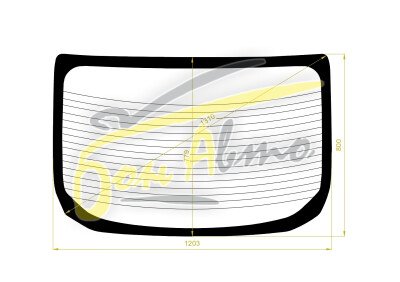 Стекло заднее с обогревом FORD FOCUS 2011-2018 (CB8-4d sed) 
Бренд: BSG