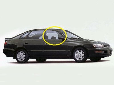 Стекло боковое TOYOTA CORONA SF 1992-1996 (#T19#) FD/RH 
Бренд: BSG