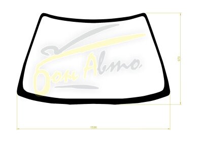 Стекло лобовое HONDA ACCORD 1993-1997 (CE1-5d wag) 
Бренд: BENSON с синей полосой