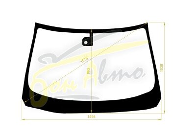 Стекло лобовое MITSUOKA GALUE 2015- (L33-RHD) место под датчик дождя 
Бренд: BENSON с синей полосой