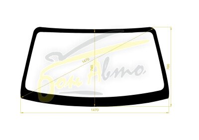 Стекло лобовое NISSAN LAUREL 1993-1997 (C34) 
Бренд: BSG