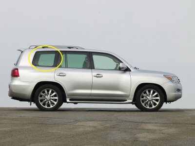 Стекло боковое LEXUS LX 2007-2015 (UZJ200) SW/RH/H/X антенна, 
Бренд: BENSON