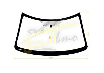 Стекло лобовое NISSAN GT-R 2007- (R35-2d coupe) 
Бренд: BENSON