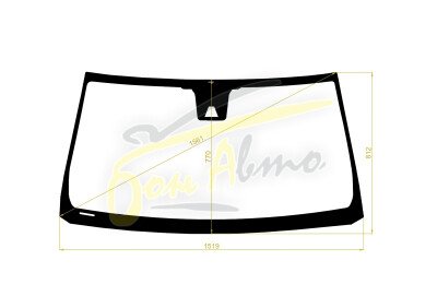 Стекло лобовое TOYOTA LAND CRUISER PRADO 2009-2023 (GRJ150-LHD-2017) место под 1 камеру 
Бренд: BENSON с синей полосой