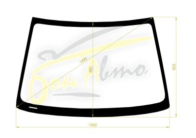 Стекло лобовое TOYOTA COROLLA ALLEX 2000-2006 (NZE121) 
Бренд: ZDG с серой полосой