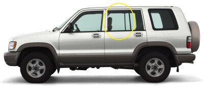 Стекло боковое OPEL MONTEREY 1991-2002 (UBS69 -5d) RD/LH 
Бренд: BSG