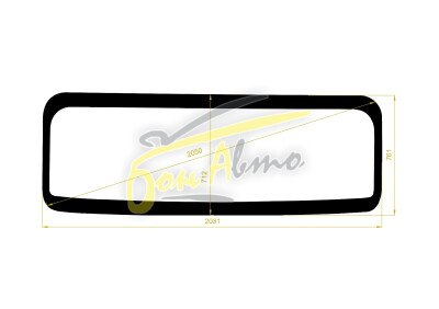 Стекло лобовое NAVISTAR 9000 2000- (2031*716*) молдинг, 
Бренд: BENSON