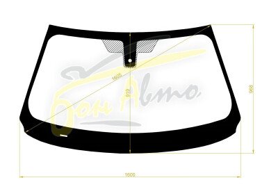 Стекло лобовое BMW X6 2014-2019 (F16-LHD) место под датчик дождя молдинг, 
Бренд: BENSON