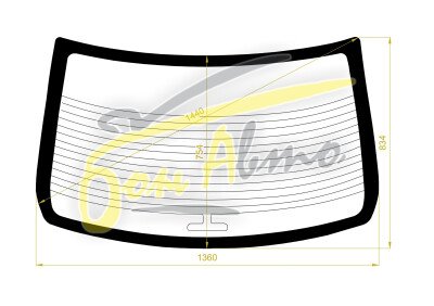 Стекло заднее с обогревом TOYOTA CAMRY 2001-2006 (ACV30) 
Бренд: BENSON