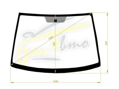 Стекло лобовое HONDA AIRWAVE 2005-2010 (GJ1-2) 
Бренд: ZDG с синей полосой