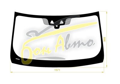 Стекло лобовое BMW 6-SERIES 2017-2023 (G32-GT-5d h/b) место под 2 камеры, место под датчик дождя, 
Бренд: КМК