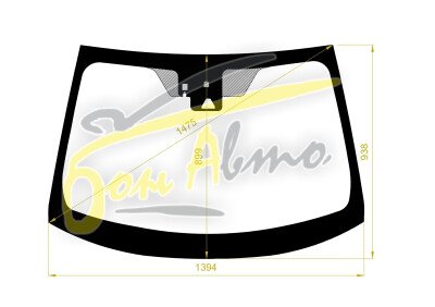 Стекло лобовое TOYOTA YARIS CROSS 2020- (MXPB10-RHD) место под 1 камеру, место под датчик дождя, молдинг, 
Бренд: XYG