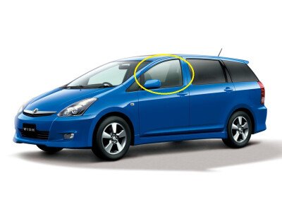 Стекло боковое TOYOTA WISH 2003-2009 (ANE10) FD/LH фурнитура, 
Бренд: BENSON