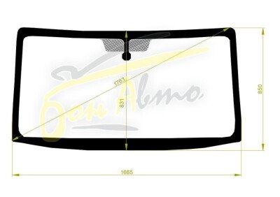 Стекло лобовое ISUZU COMO 2012- (E26-wide) 
Бренд: ZDG с синей полосой