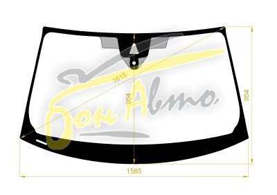 Стекло лобовое AUDI Q8 2018-2023 (4MN-2022) место под 1 камеру, место под датчик дождя, молдинг, фурнитура, 
Бренд: BENSON