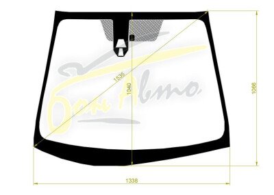 Стекло лобовое HONDA FIT 2013-2019 (GK-RHD-5d) место под 2 камеры 
Бренд: ZDG с синей полосой