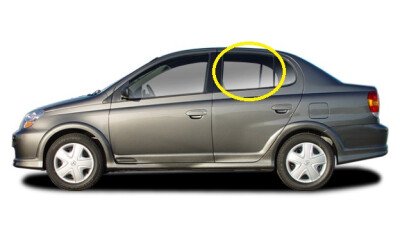 Стекло боковое TOYOTA ECHO 1999-2006 NCP12-4d sed RD/LH 
Бренд: BSG