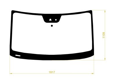 Стекло лобовое VOLKSWAGEN CRAFTER 2016- (SY-LHD) место под 1 камеру, место под датчик дождя, молдинг, фурнитура, 
Бренд: BENSON