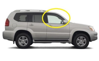 Стекло боковое LEXUS GX 2002-2009 (J120-5d) FD/RH 
Бренд: BSG