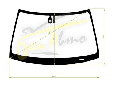 Стекло лобовое HONDA INSPIRE 2007-2012 (CP3-RHD) место под датчик дождя 
Бренд: BSG с серой полосой