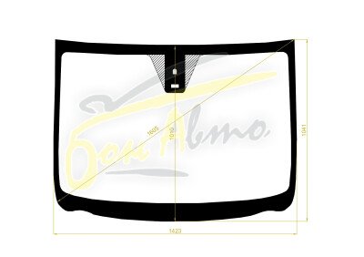 Стекло лобовое MAZDA BIANTE 2008-2018 (CC-RHD) место под датчик дождя 
Бренд: BENSON