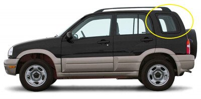 Стекло боковое SUZUKI ESCUDO 1997-2005 (TD52-5d) SW/LH/X 
Бренд: BSG Тонированное