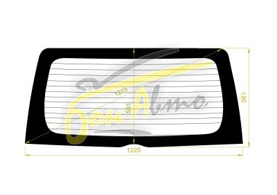 Стекло заднее с обогревом DAIHATSU XENIA 2003-2011 (F600) 
Бренд: BSG