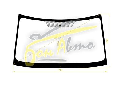 Стекло лобовое MERCEDES SPRINTER 2006-2018 (W906) 
Бренд: ZDG с серой полосой