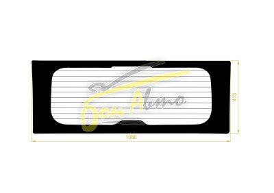 Стекло заднее с обогревом KIA SOUL 2009-2013 (AM) 1 отверстие 
Бренд: BENSON