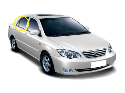 Стекло боковое BYD F3 2005- (NZE120) RD/RH фурнитура, 
Бренд: BENSON