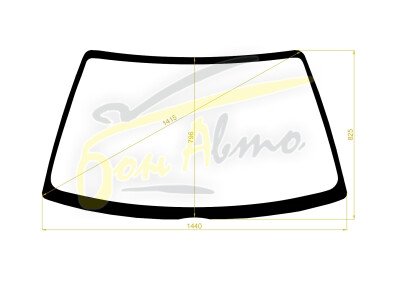 Стекло лобовое TOYOTA TERCEL 1994-1999 (EL51) 
Бренд: BSG с зеленой полосой