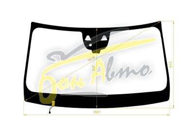 Стекло лобовое MERCEDES GLS-CLASS 2019- (W167-LHD) обогрев щеток, место под 2 камеры, место под датчик дождя, молдинг, атермальное, акустическое, 
Бренд: BENSON