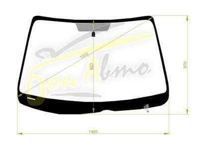 Стекло лобовое MAZDA ATENZA 2002-2007 (GG-RHD-4d/5d) обогрев щеток 
Бренд: BENSON