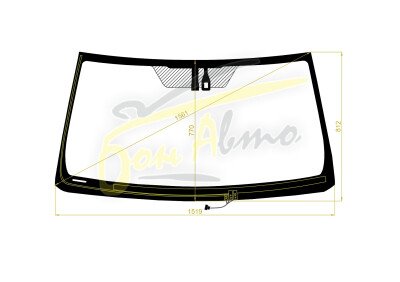 Стекло лобовое TOYOTA LAND CRUISER PRADO 2009-2023 (GRJ150-LHD) обогрев щеток, место под датчик дождя, 
Бренд: ZDG