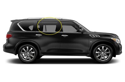 Стекло боковое INFINITI QX80 2010-2024 Z62 RD/RH фурнитура, 
Бренд: BENSON