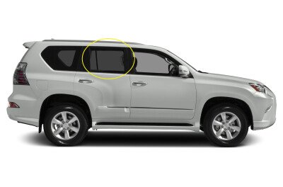 Стекло боковое LEXUS GX 2009-2023 J150-5d RD/RH фурнитура, 
Бренд: BENSON