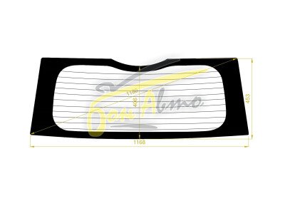 Стекло заднее с обогревом NISSAN NOTE 2005-2012 (E11) 
Бренд: ZDG Тонированное