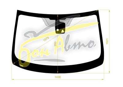 Стекло лобовое SAMSUNG QM6 2016- (HZG-LHD-2020) место под 1 камеру, место под датчик дождя, 
Бренд: BENSON