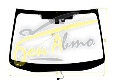 Стекло лобовое SUBARU LEGACY 2014-2019 (BN-LHD-4/5d) обогрев щеток, место под 2 камеры, место под датчик дождя, 
Бренд: BENSON